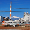 富士山と岳南電車