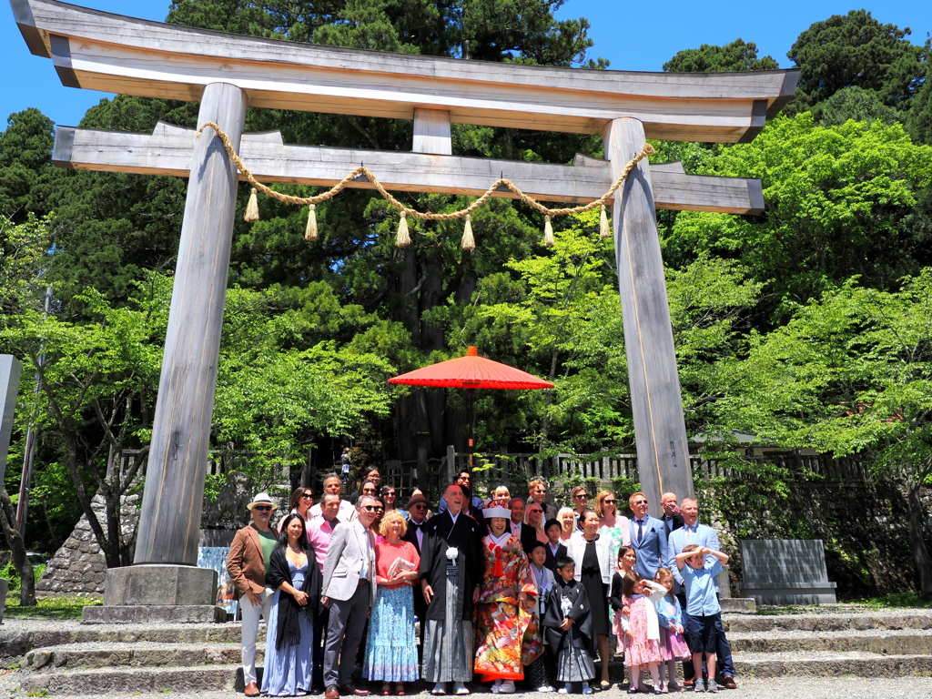 戸隠神社で出会った花嫁行列2