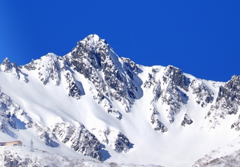 春を待つ宝剣岳