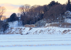 飯田線冬の上り2番列車