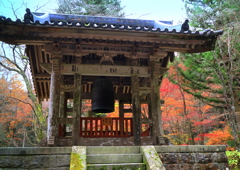 晩秋の光前寺鐘撞堂②