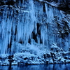 極寒の白川氷柱群②
