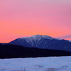 朝焼けに浮かぶ仙丈ケ岳