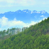 美ヶ原高原より穂高連峰を望む