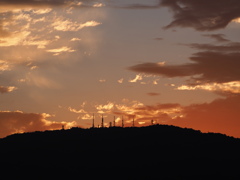 生駒山、早朝の一瞬2