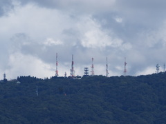 生駒山の夏の空