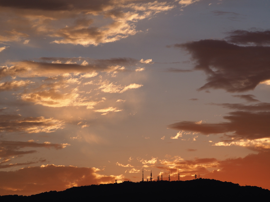 生駒山、早朝の一瞬1
