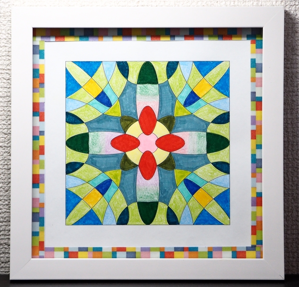 マンダラぬり絵