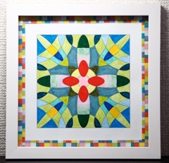 マンダラぬり絵