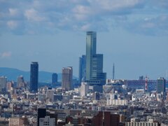 らくらく登山道からのあべのハルカス