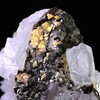 Quartz, Chalcopyrite, Calcite