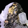 Quartz, Chalcopyrite, Calcite