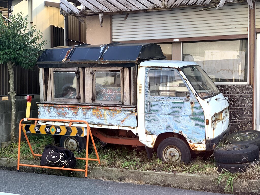レトロな軽トラ