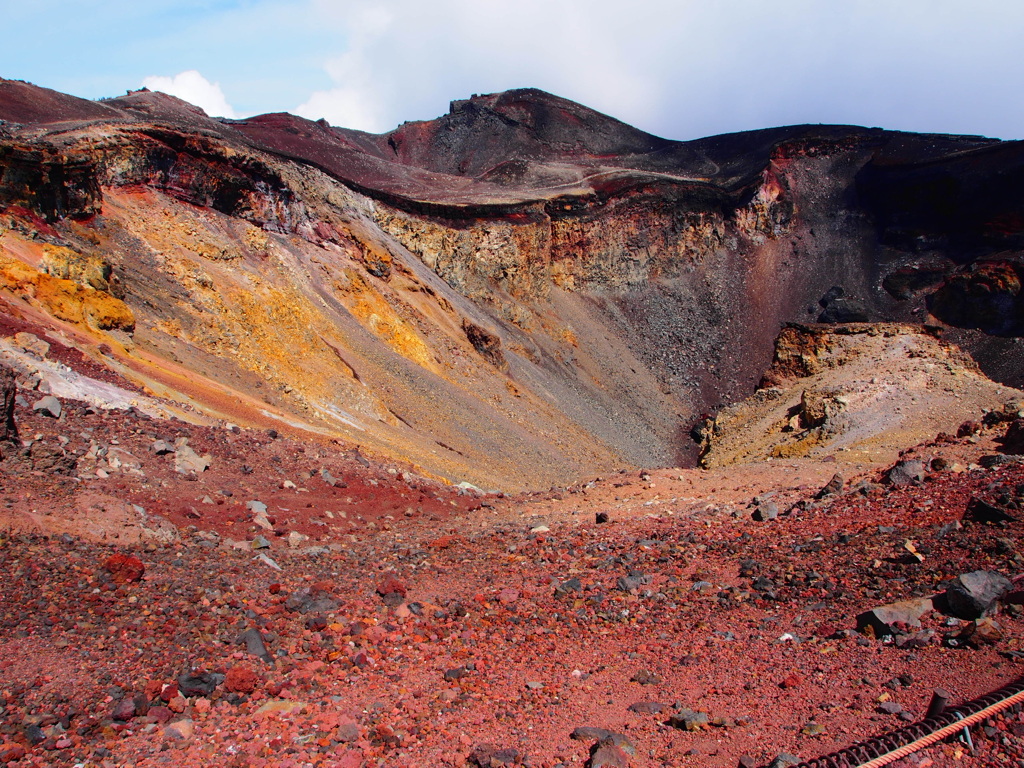 富士山　お鉢