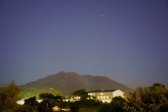 夜の桜島