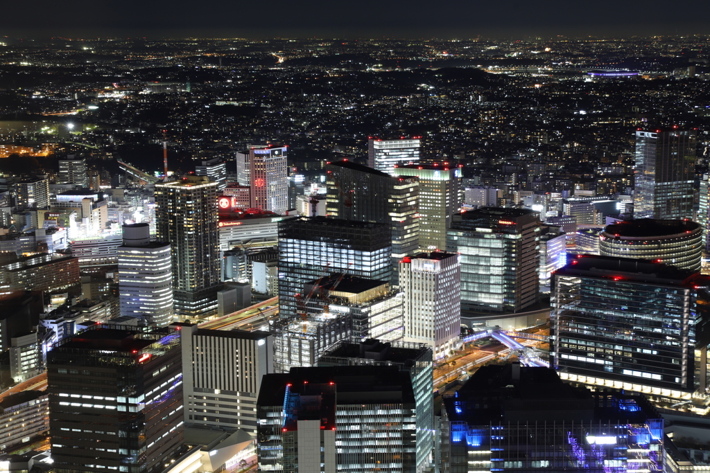みなとみらい俯瞰夜景