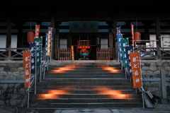 薄暮の萬福寺