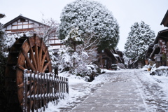年の瀬の馬籠宿-1