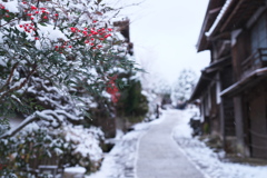 年の瀬の馬籠宿-2