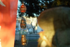 Swaying spinning stopping.