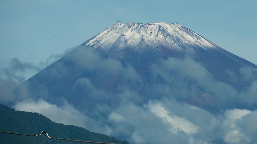 9月7日　富士山と愛鷹山