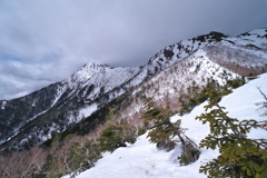 残雪の八ケ岳