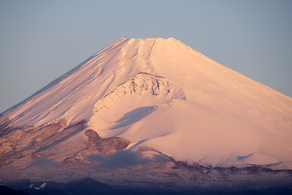 富士山　久しぶりに冬の顔