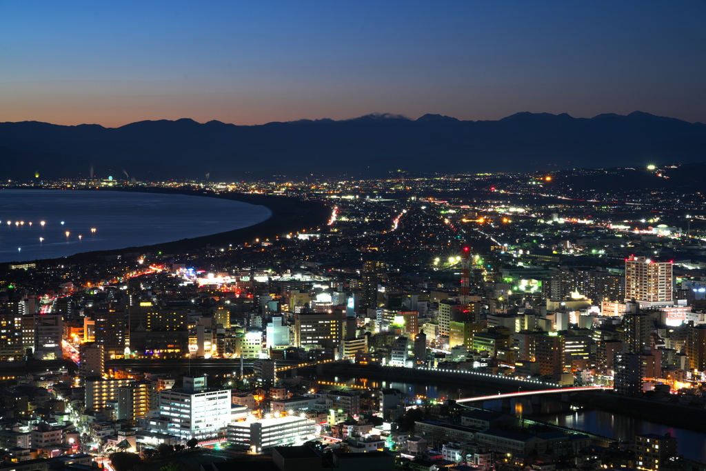 駿河湾夜景