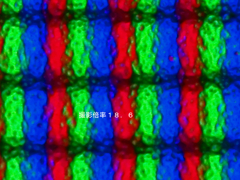 白色表示の液晶画面