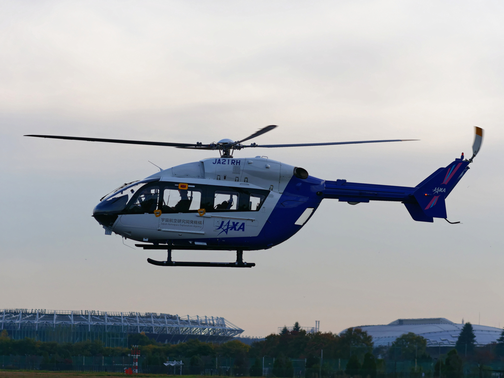 JAXAのヘリ