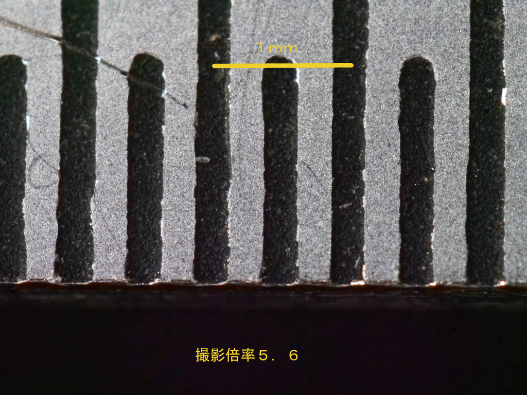ステンレススケール撮影
