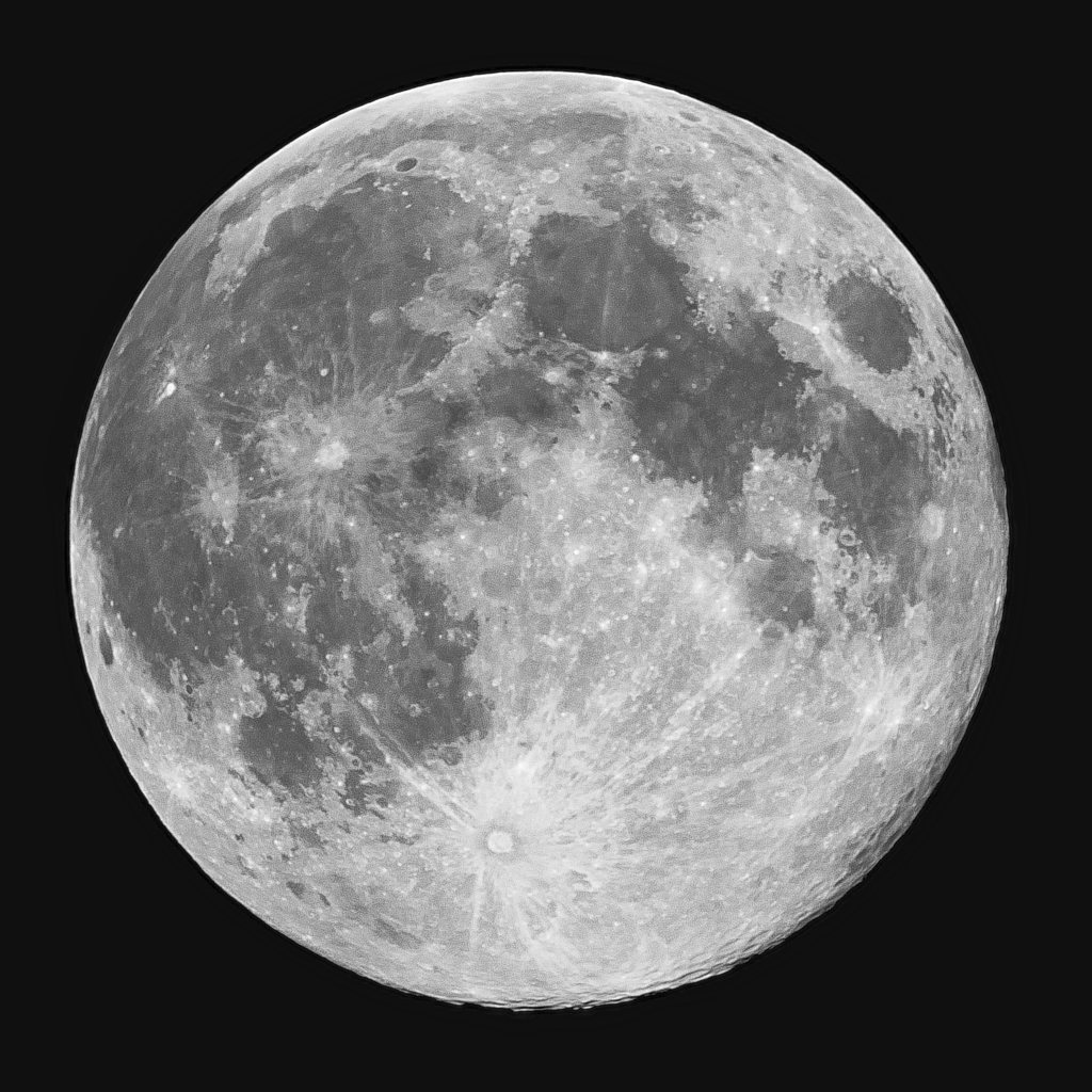 月　1月3日　月齢１４．１　満月。