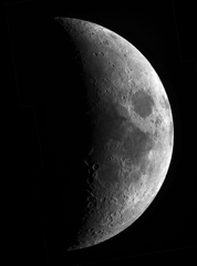 月　1月8日　月齢５．４