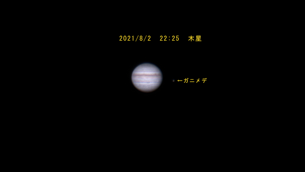 8月1日　木星