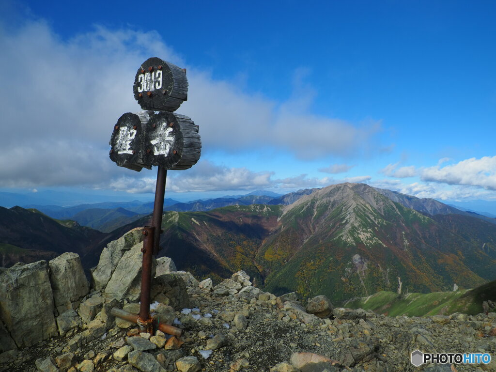 聖岳山頂