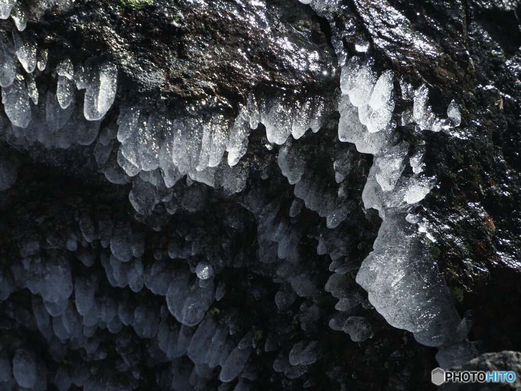 山頂の氷