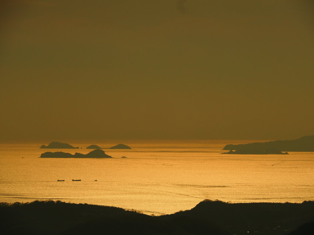 播磨灘夕景