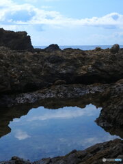 流れ着いた溶岩2