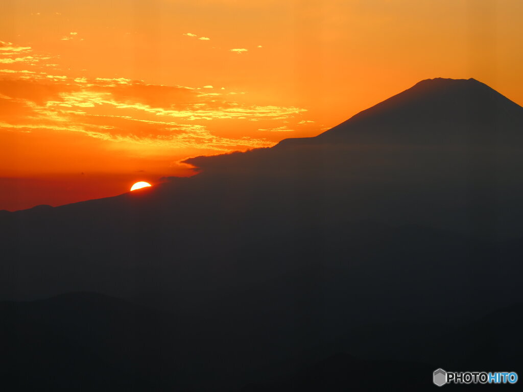 日が沈み．．．