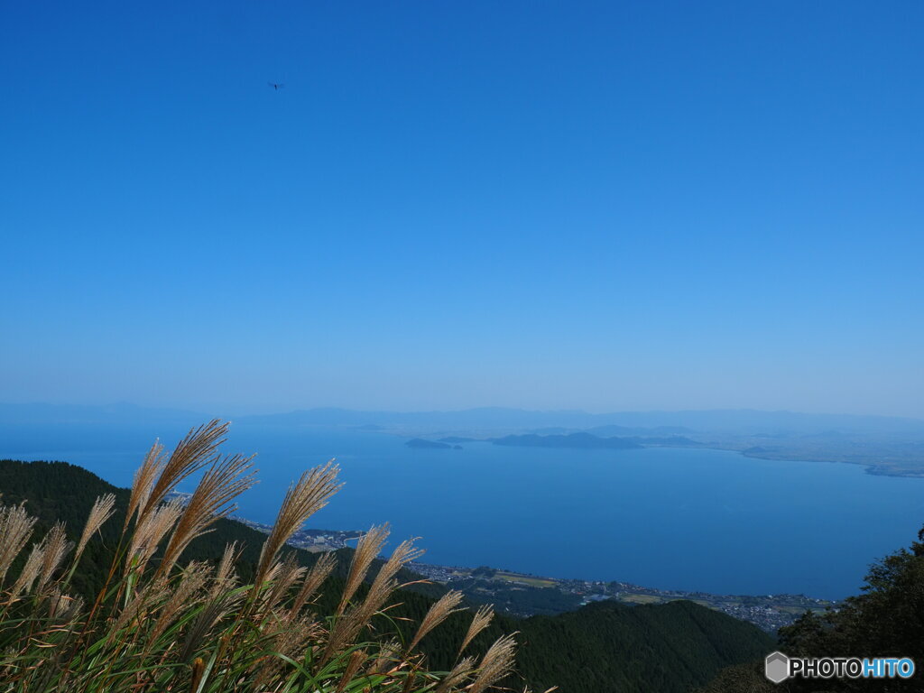秋の琵琶湖