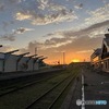 静内駅ホーム