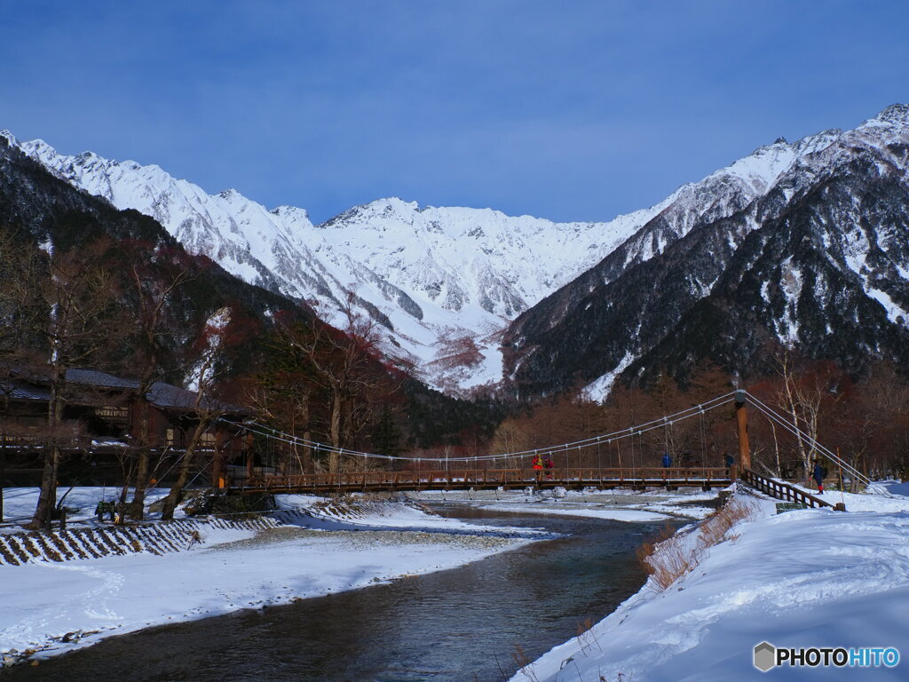 河童橋と穂高