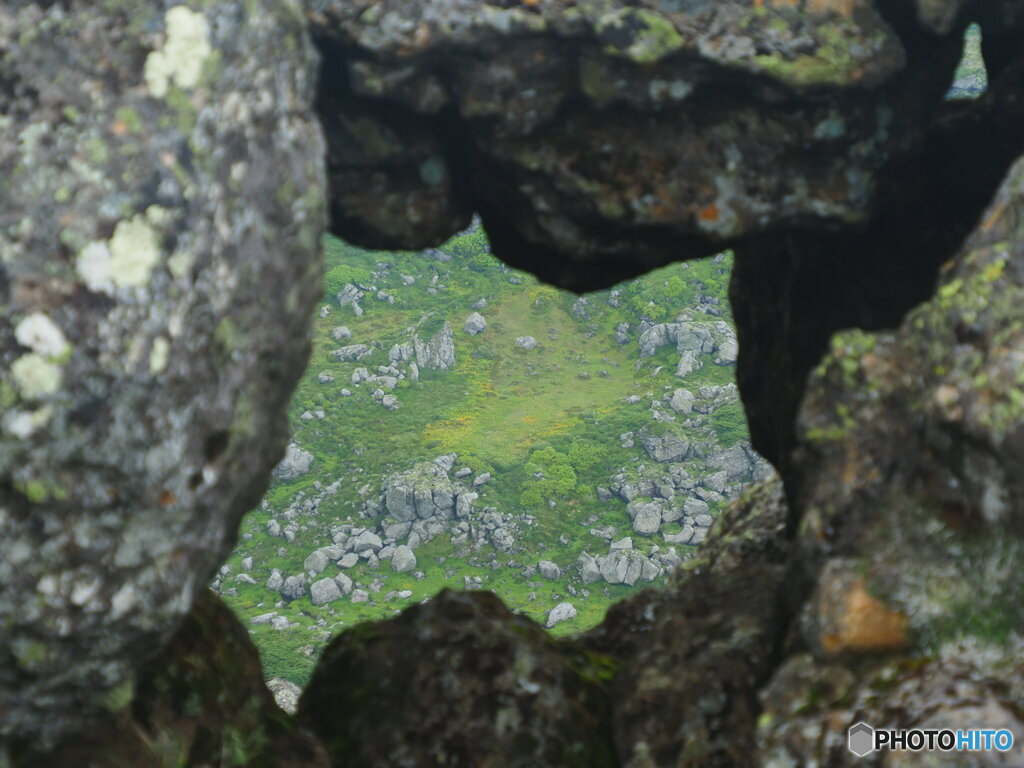 山頂の窓