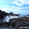 流れ着いた溶岩