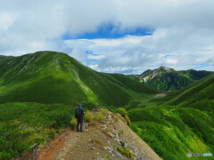 これから登る山