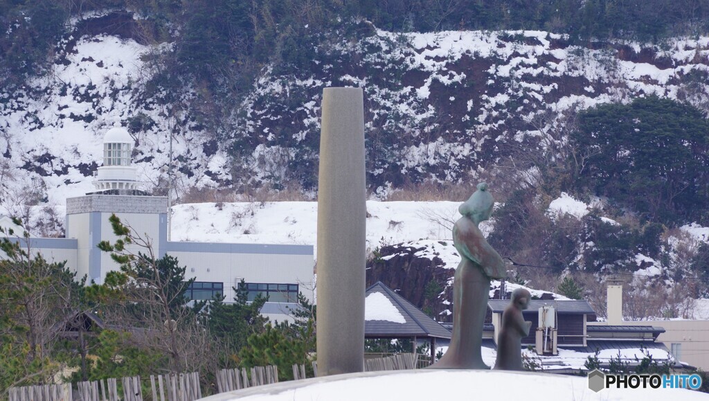 京丹後市 丹後庁舎（経が岬）と「はしうど皇后」