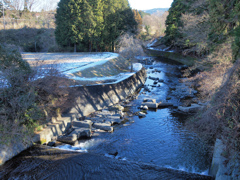 鮎沢川(狩渡橋)