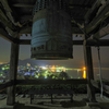 鐘楼と鞆の浦夜景