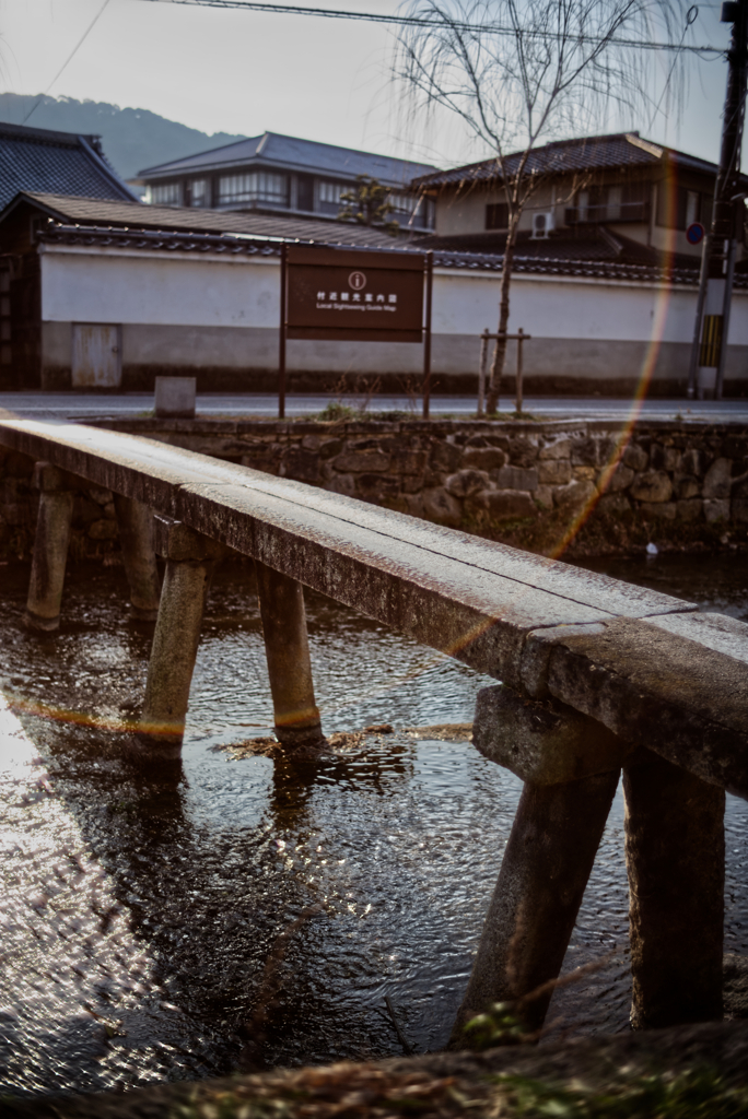 朝の行者橋