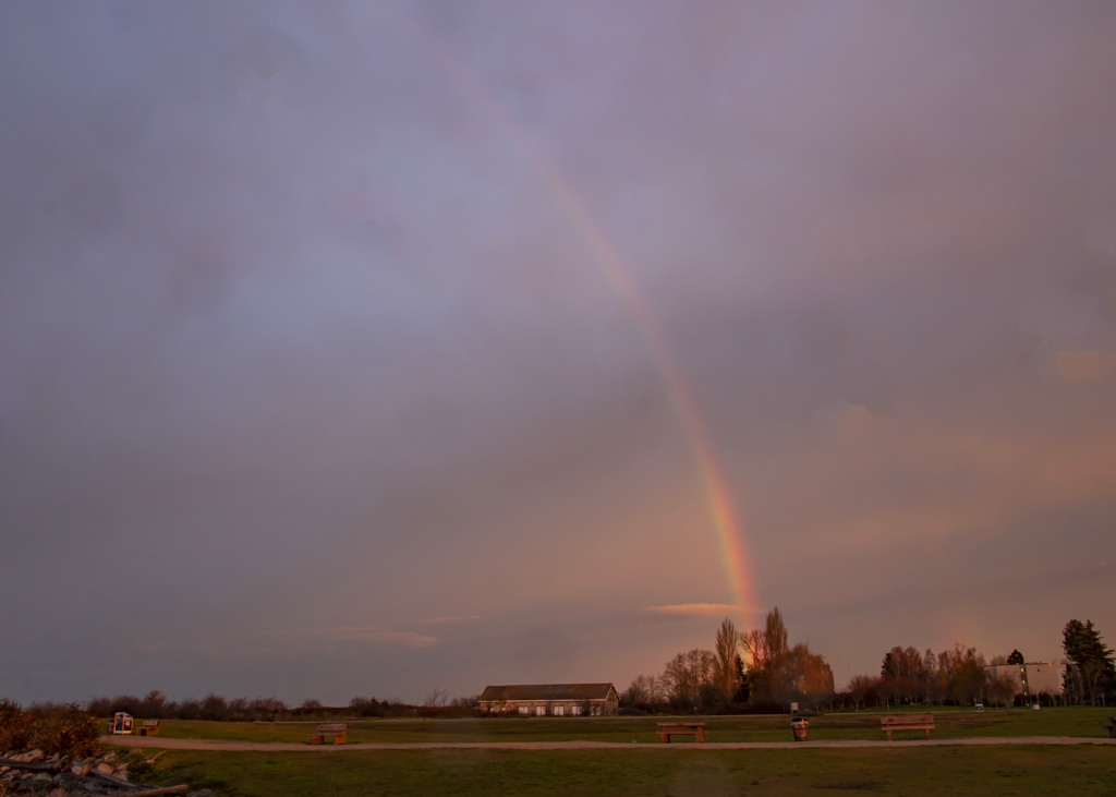空からの贈り物・虹